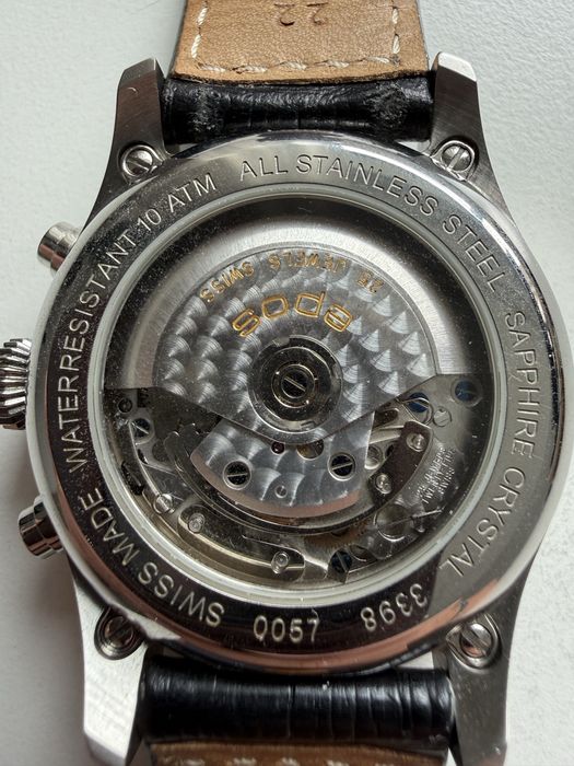 Ceas Epos Pilot Chronograph 3398 Automatic Valjoux 7750