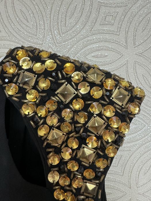 Платье со стразами