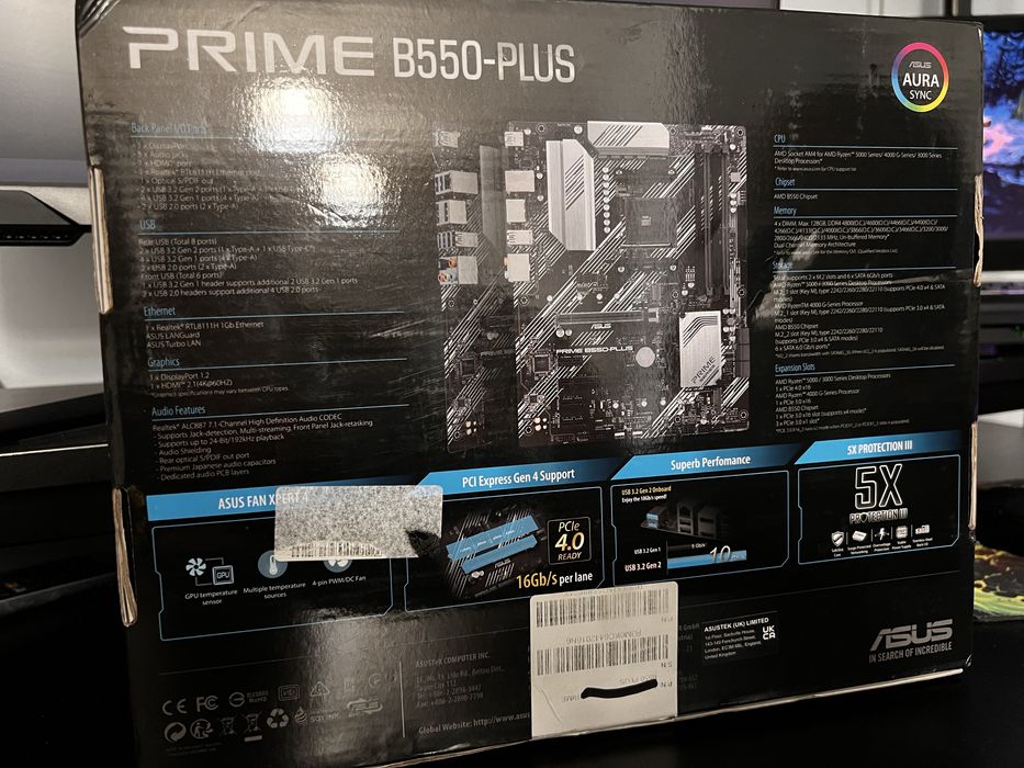 Placă de bază Asus B550-Plus