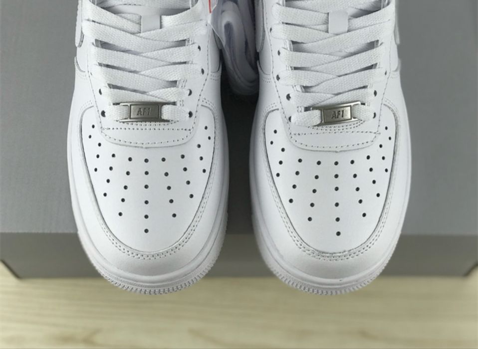*LuX* Adidasi Nike AirForce 1 Triple White Low calitate TOP