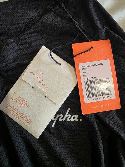 Нов Rapha Men's Trail Technical Windblock Мъжко Джърси Колоездене XXL