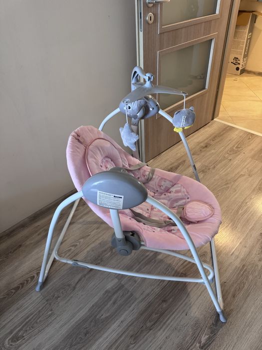 CHIPOLINO Електрическа бебешка люлка - шезлонг НУКС ПУДРА