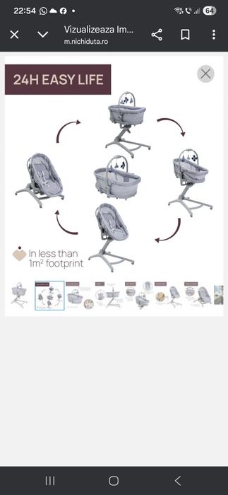 Pătuț Chicco multifuncțional