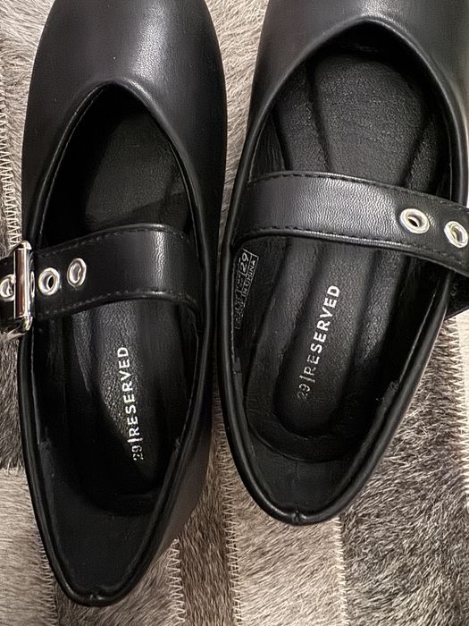 Pantofi negri mary jane noi, marimea 28