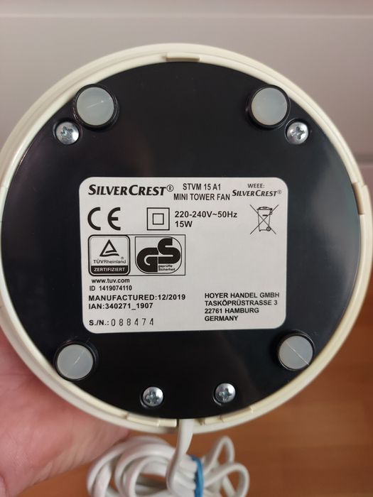 Ventilator mini turn SilverCrest