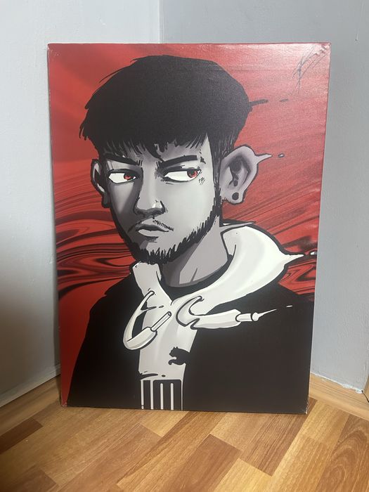 tablou rava personalizat si semnat de el!