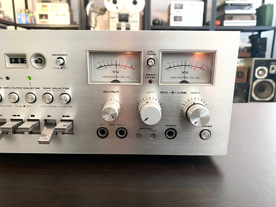 Vintage Топ триглав дек Akai