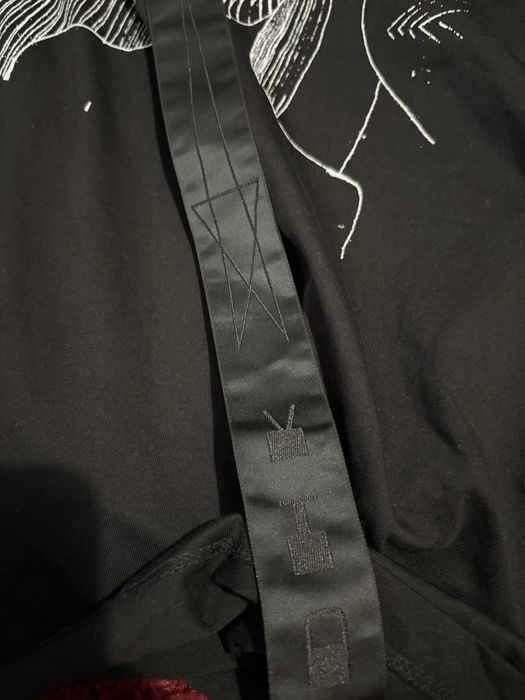 Rick Owens jumbo toothface тениска