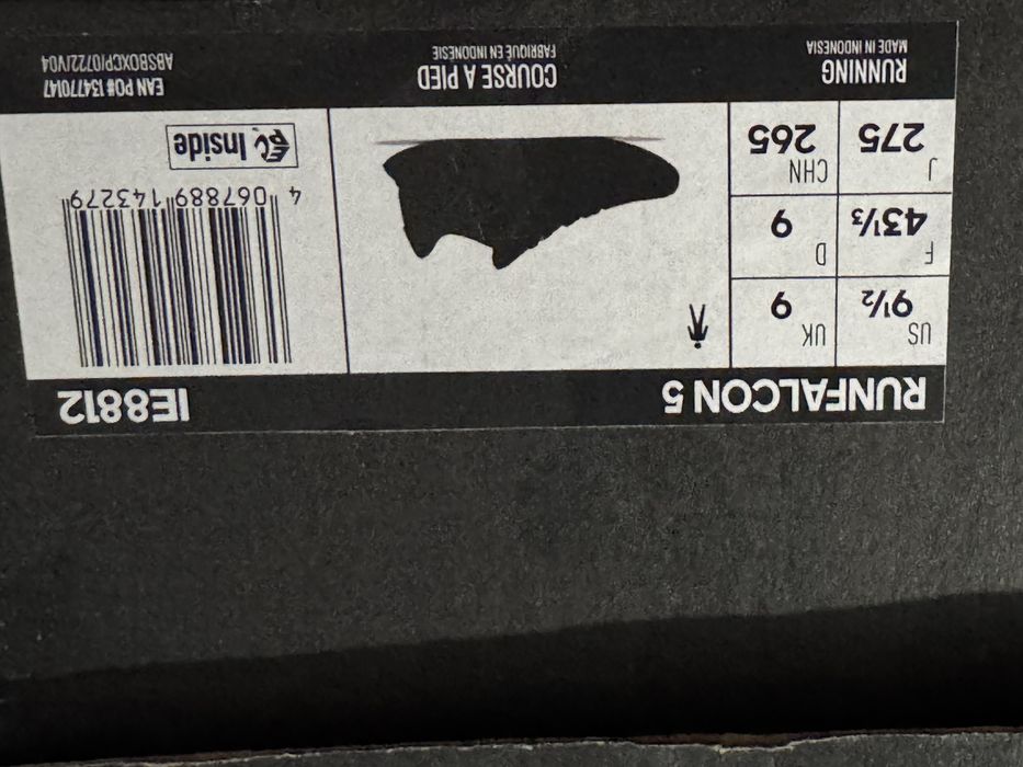 Нови обувки за бягане adidas runfalcon 5