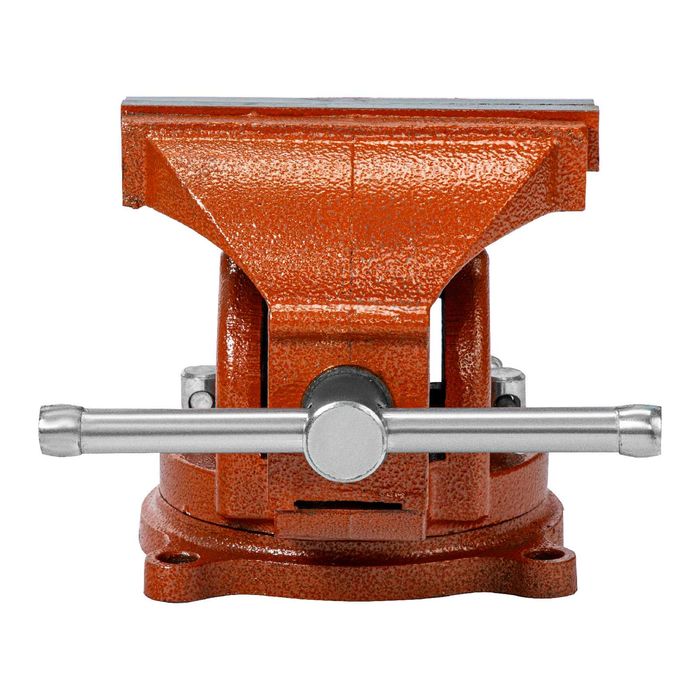 Тиски слесарные 100мм, 125мм, 150 мм, поворотные, с наковальней Sparta