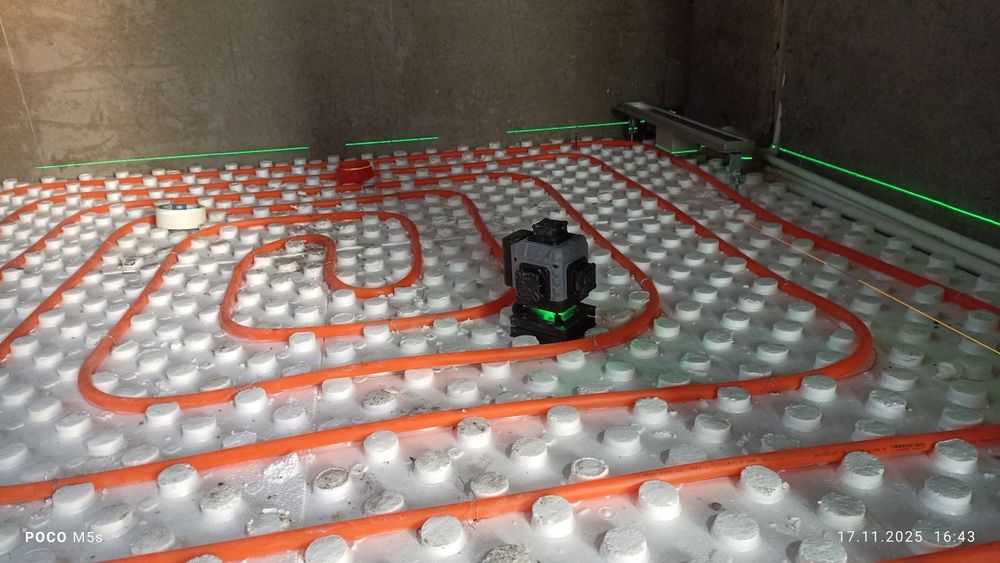 Стяжка 1500  за м²