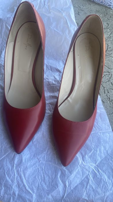 Pantofi Diane Marie Rosii masura 40 Stiletto Piele