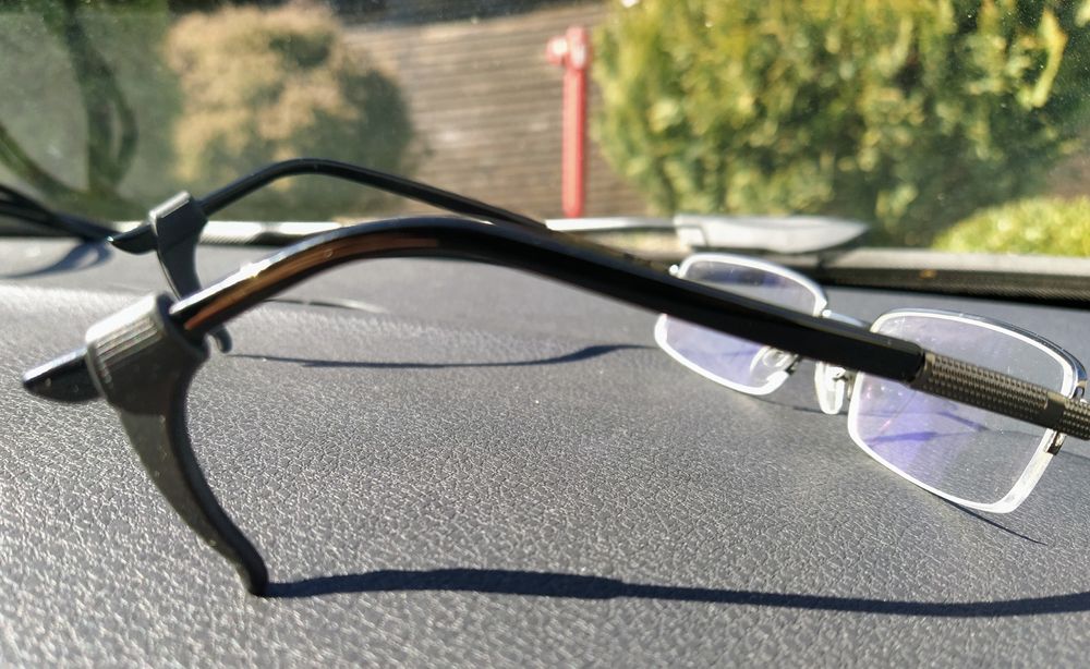 Suport ochelari copii/adulți, suport anti-alunecare(terminale) din sil