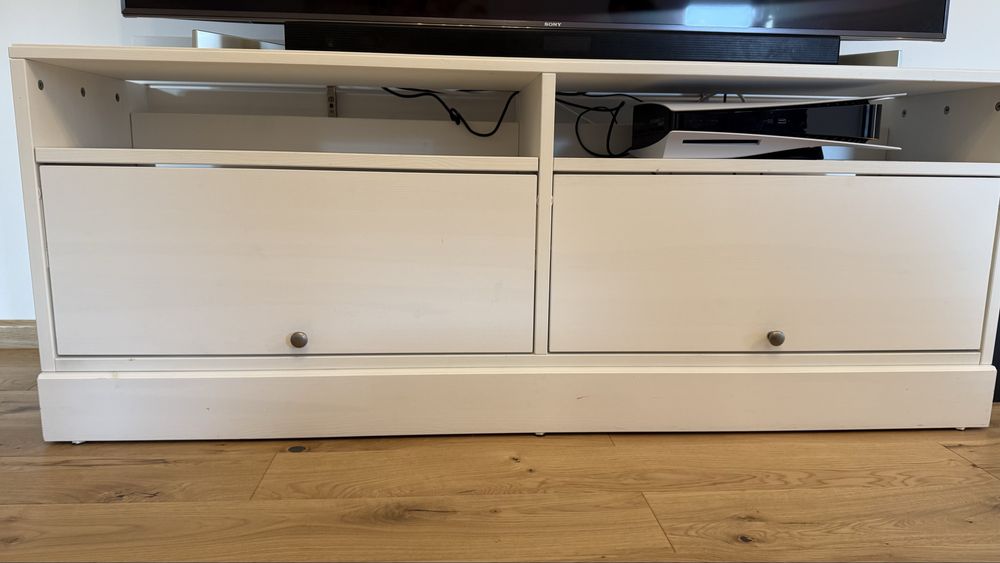 Comoda TV IKEA HEMNES – lemn masiv, model mare 160 cm