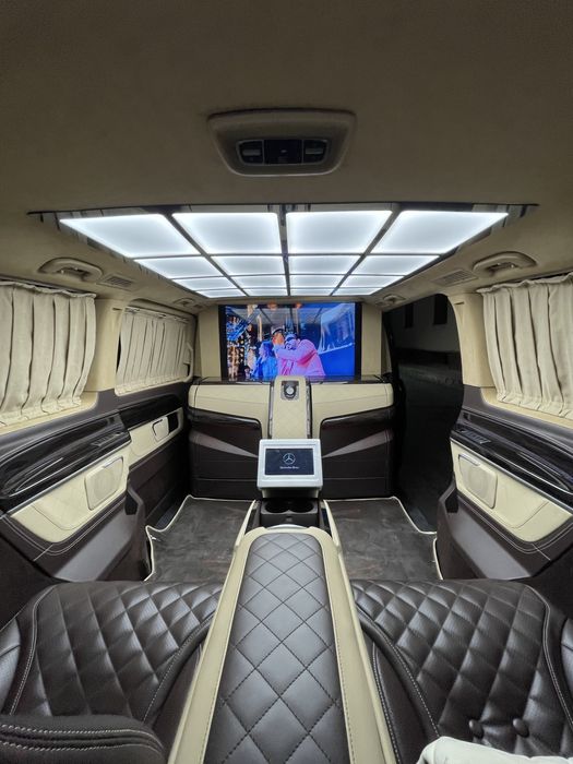 Мерседес VKlass ЭКСТРА ЛОНГ салон бизнес класс килинган