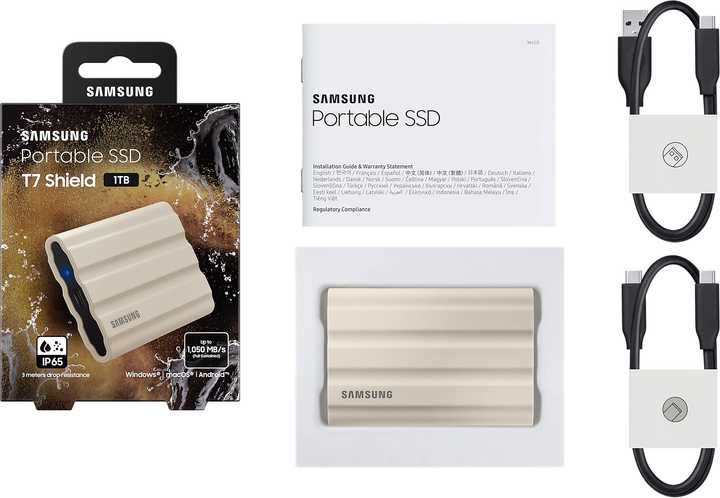(Новый)Внешний SSD диск Samsung T7 Shield 1 Тб