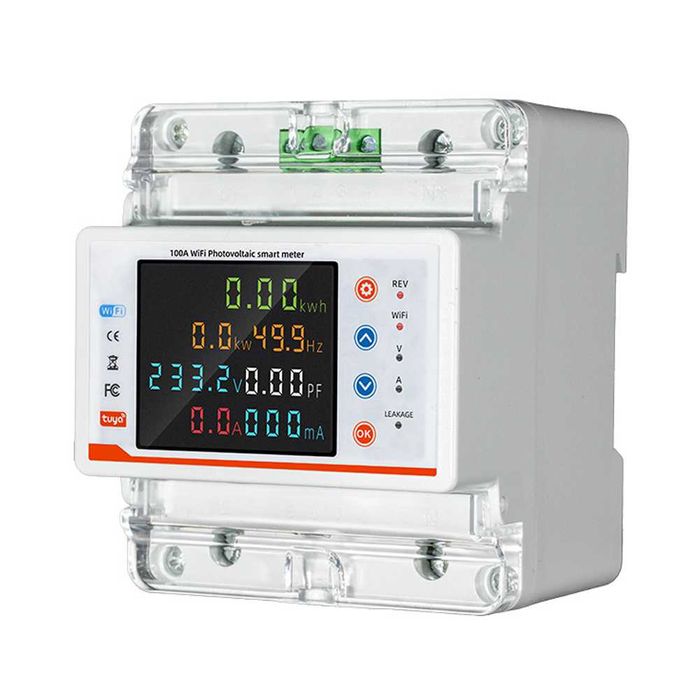 TUYA WIFI двупосочен електромер за фотоволтаични системи