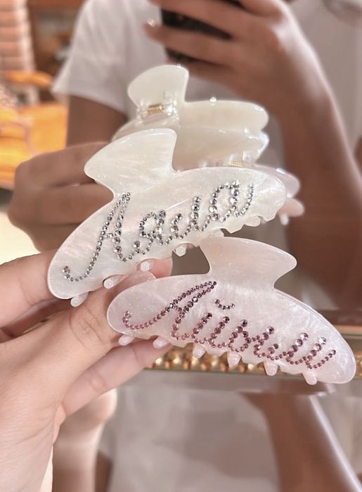 Именные крабики для волос