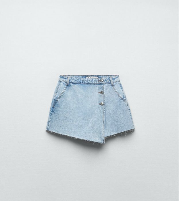 Дънкова пола панталон Zara