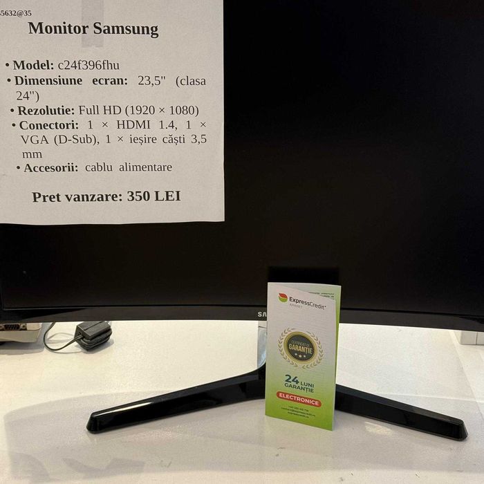 (ag35) Monitor Samsung 24" Full HD * 2 ANI GARANTIE* (b35632)