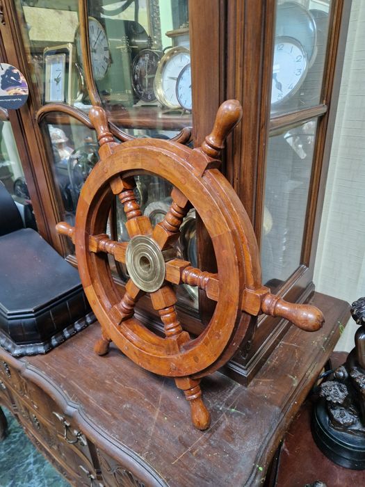 Чудесен антикварен английски дървен рул