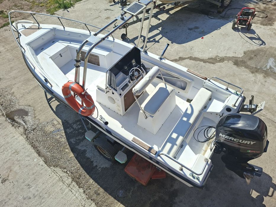 Barca Saver 540 Open cu motor Mercury 60 cp Pro