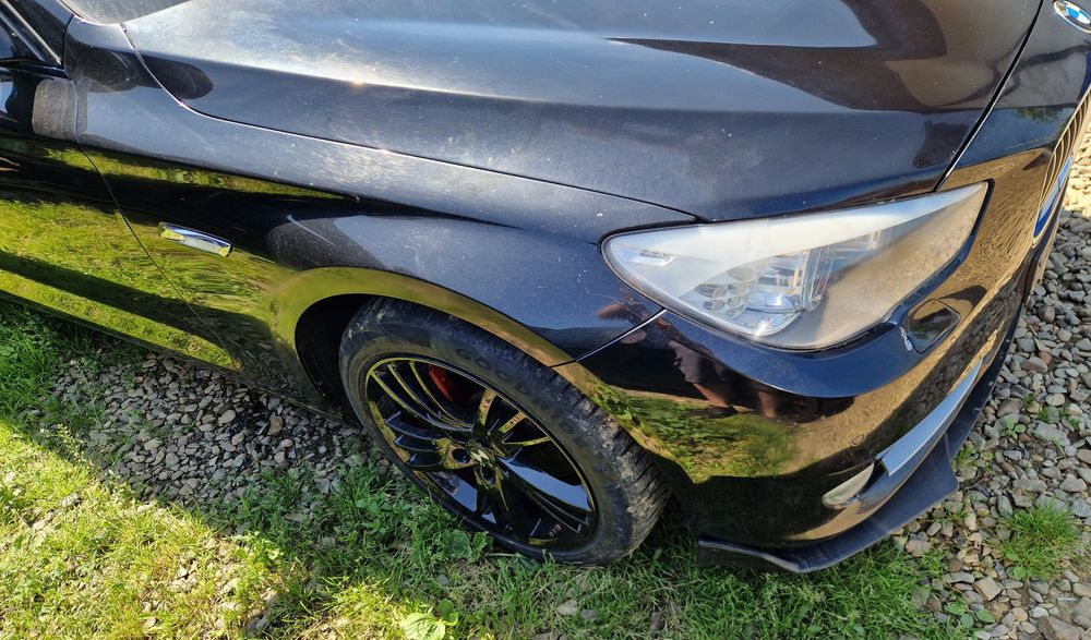 Fata completa bot bmw seria 5 gt f07 520 / 525 / 530 / 535 2010-2015 bara fata completa faruri bixenon capota aripa trager far aripi tragher piese