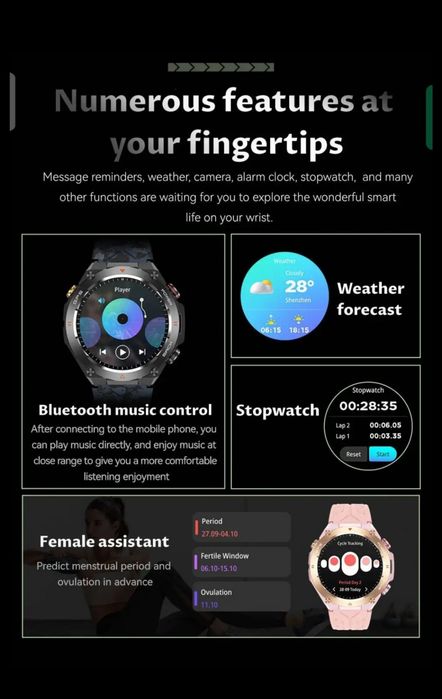 GPS SPORT WATCH, qul sohati, barcha funktsiyaga ega, Orginal nusxasi,