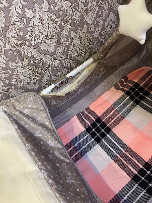 Детская кроватка манеж