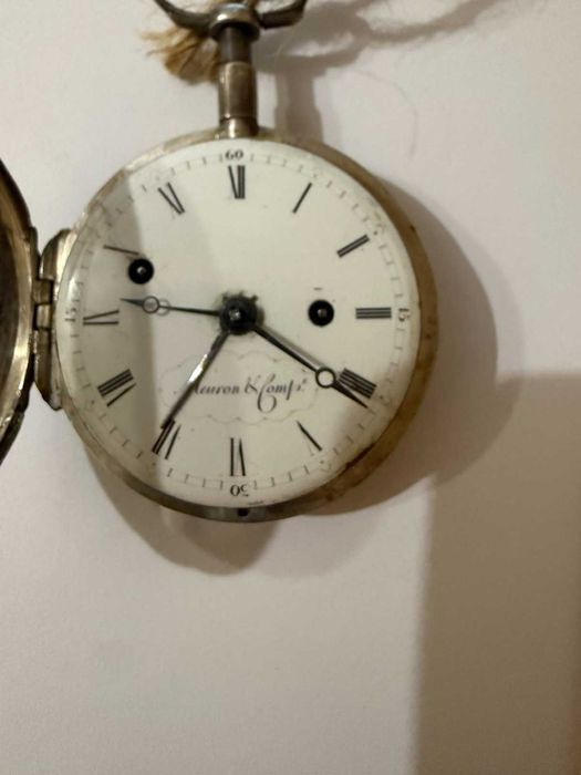 На търг от 1 EUR!  Джобен часовник с будилник, швейцария 1780 г.