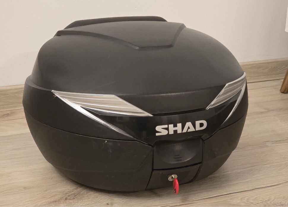 Top case Shad SH39 + spătar + kit prindere Vstrom 650 Gen3