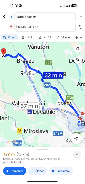 Casa la 15 km de Palas Tautesti