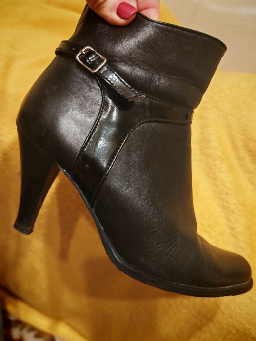 Botine 36 elegante, piele naturala
