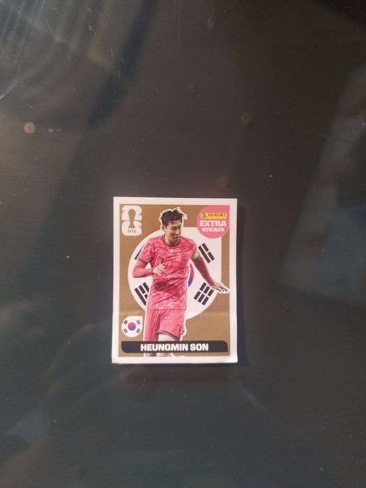 Abțibild Heungmin Son gold Panini extra Sticker