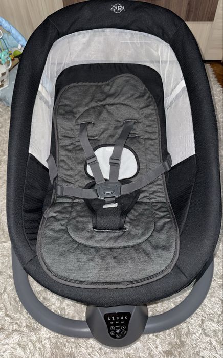 Електрическа люлка-шезлонг Cangaroo Zara, черна