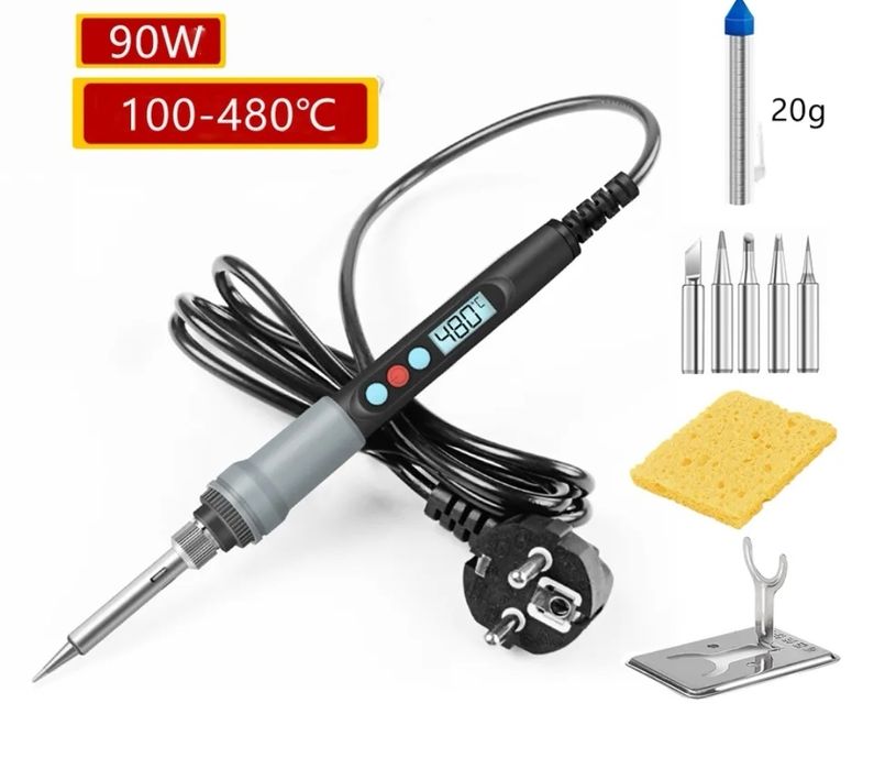 поялник 90W с електронно регулиране на температурата от 180 - 500 гра