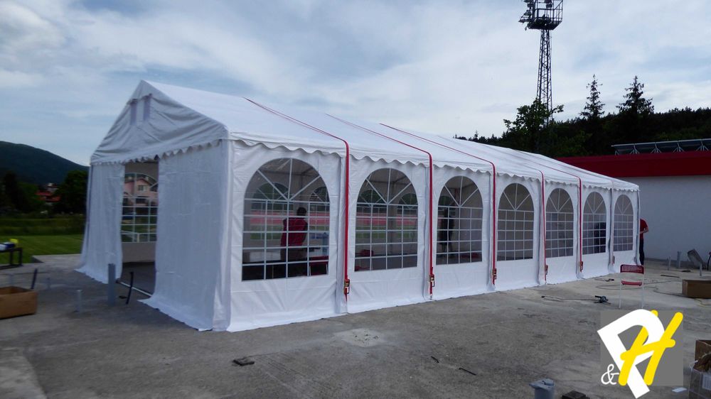 ШАТРА 8х16м клас PROFESSIONAL - висока и здрава