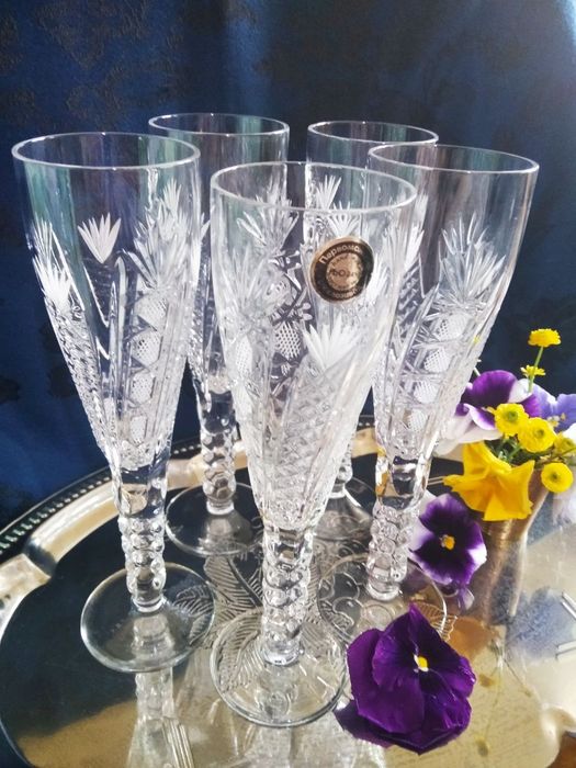 Хрустальные фужеры,рюмки и стаканы