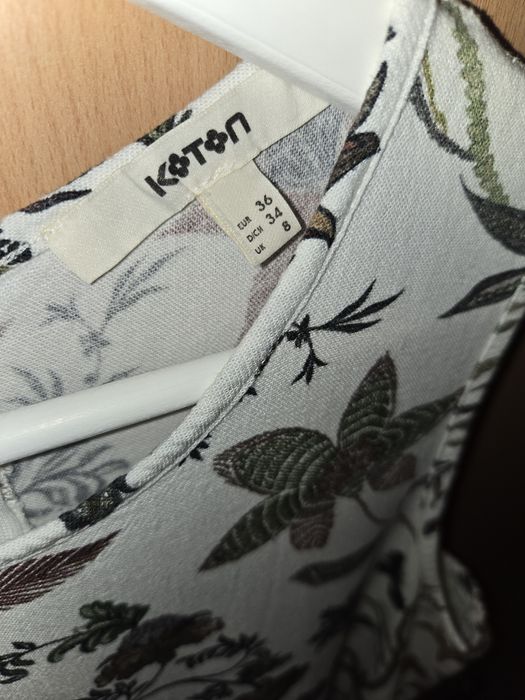 Rochie Koton din in si vâscoză, S