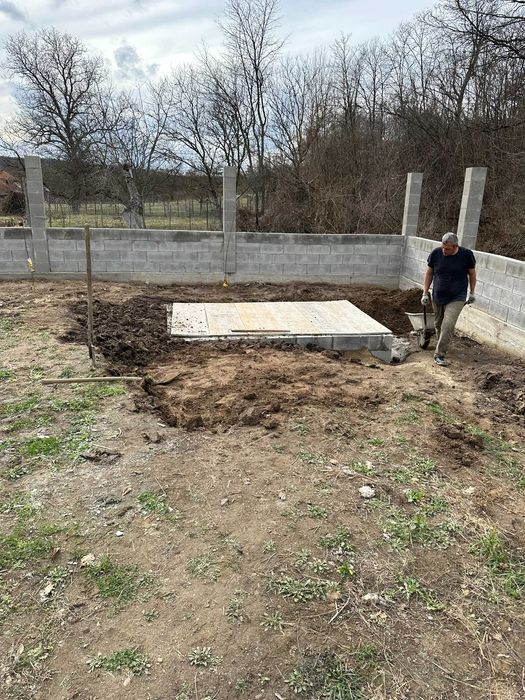 Casă în construcție, teren 1.100 mp, Groși – Margina