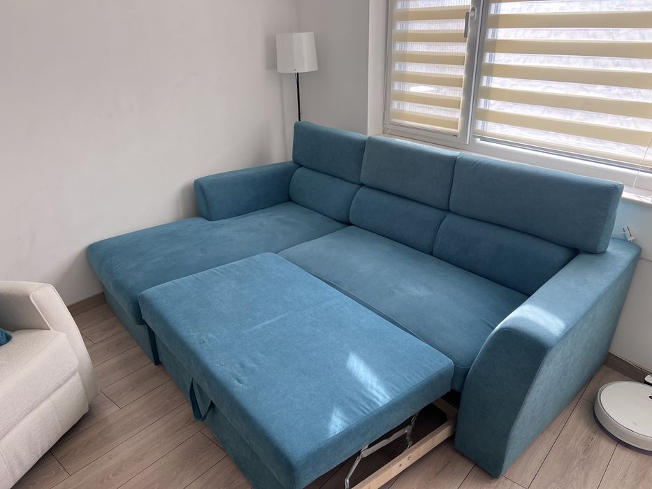 Диван ляв ъгъл с функция сън