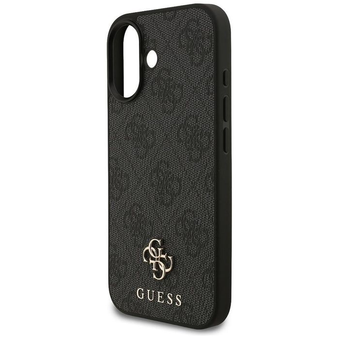 Guess 4g small classic logo magsafe case for iphone 17 black