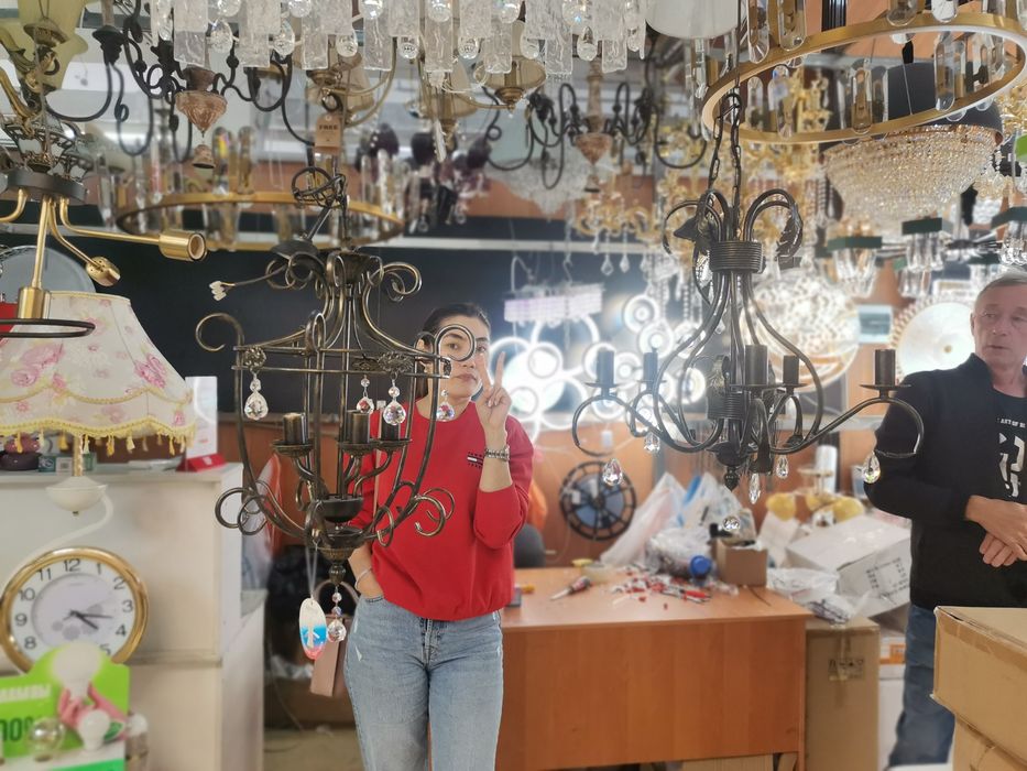 Люстры новые, производство Россия