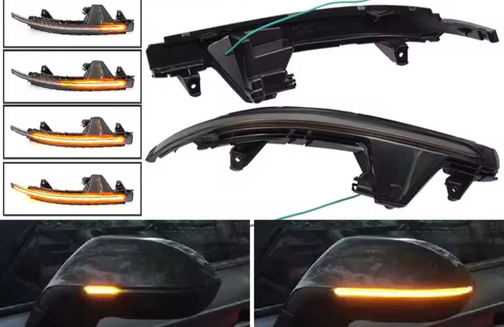 Динамични бягащи мигачи за огледалата за  Ауди А7 С7 Audi A7 S7 RS7