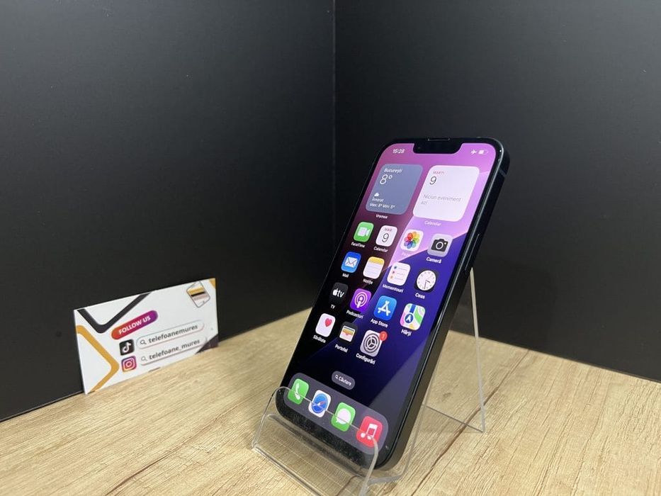 iPhone 14 128Gb Midnight Second-Hand 3 ani garanție, Telefo
