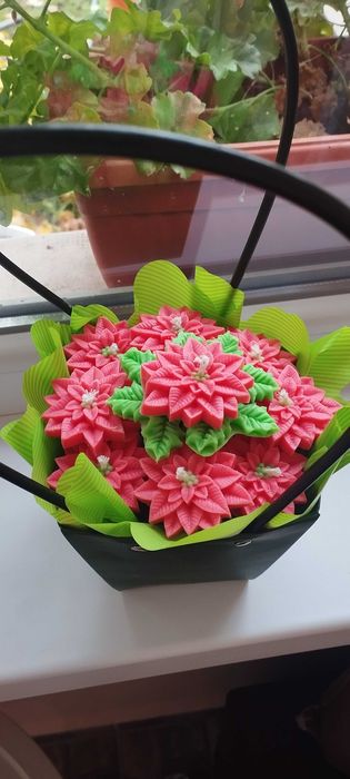 Цветя от соев восък