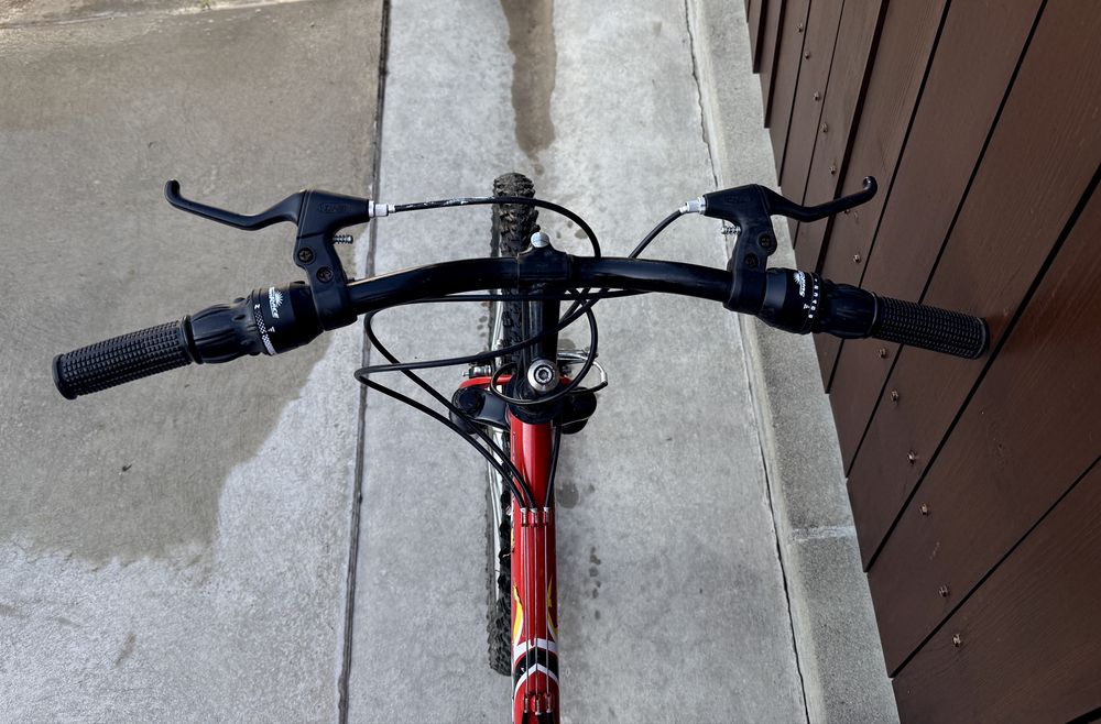 Bicicletă copii MTB Kreativ Dinamik 24", 18 viteze, dublă suspensie – stare bună