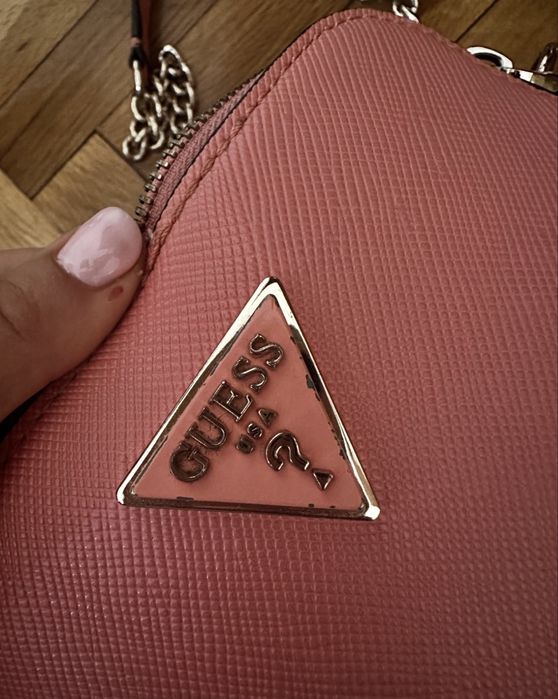 Дамска чанта Guess, розова