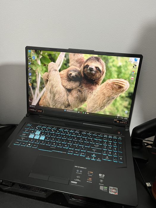 Laptop gaming Asus Tuf A17, rtx 3070,ryzen 7