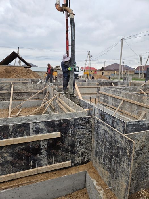 ФУНДАМЕНТ котлаван бетон құю